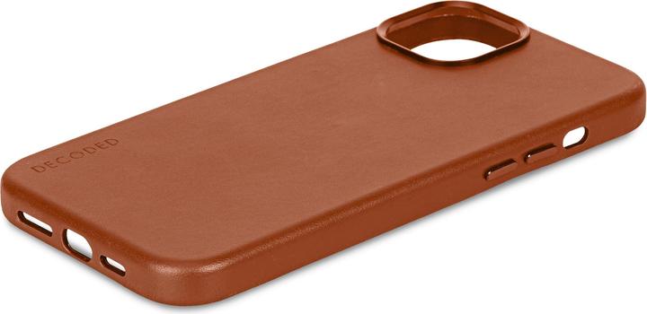 Productafbeelding Decoded Leren achterkant voor iPhone 15 Plus Bruin (Apple iPhone 15 Plus)