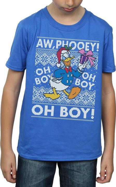 Image du produit Disney - T-shirt DONALD DUCK CHRISTMAS FAIR ISLE - Garçon (152, 158)