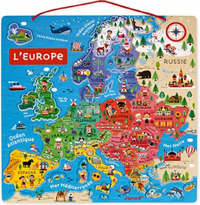 Image du produit Janod Carte de l'Europe (Français)
