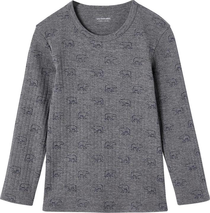 Produktbild Vertbaudet 3er-Pack Jungen Shirts aus Rippjersey, Bären (140)