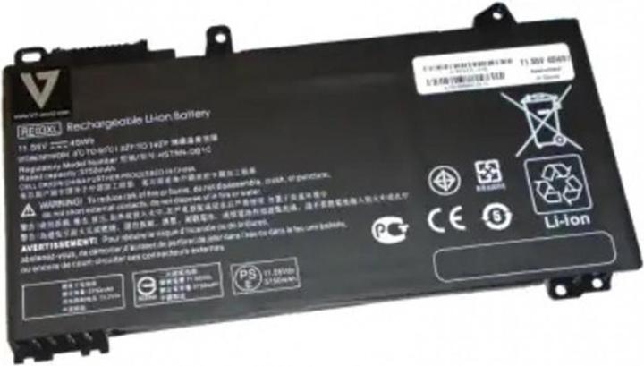 Produktbild V7 Ersatzbatterie H-RE03XL-E für ausgewählte HP Notebooks (3 Zellen, 3896 mAh)