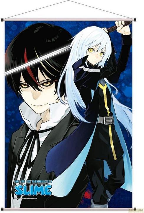 Actual product image Sakami That Time I Got Reincarnated as a Slime Wall Roll Rimuru & Diablo 60 x 90 cm