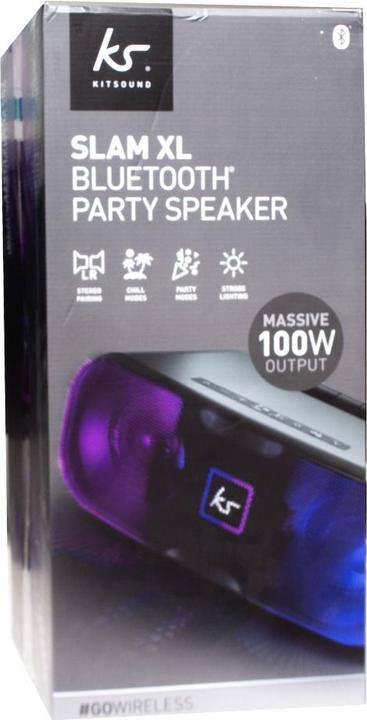 Actual product image KitSound Speaker Slam XL Bluetooth (Electrical connection)