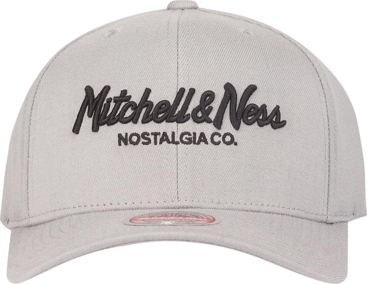 Produktbild Mitchell & Ness Stretch Snapback Cap PINSCRIPT Logo charcoal