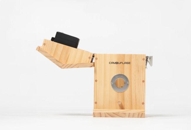 Produktbild WildcameraXL Camouflage Vogelhaus EZ Nesteye, Grundfarbe: Braun, Tierart: Vogel