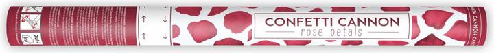 Actual product image Partydeco Confetti Cannon - 60cm - Rose Petals - Red