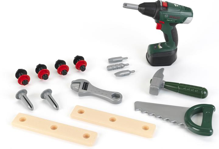 Actual product image Theo Klein Bosch Toolbox + cordless screwdriver