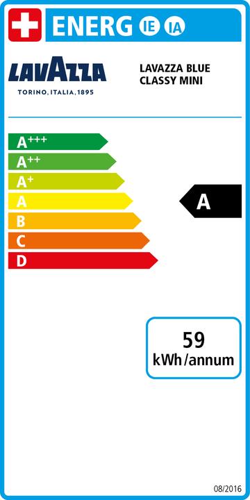 Energy Label Lavazza LB 300 Classy Mini Eco (Lavazza Blue)