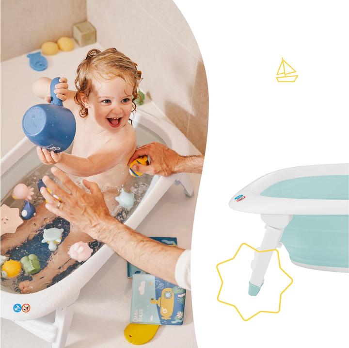 Actual product image Badabulle folding bathtub