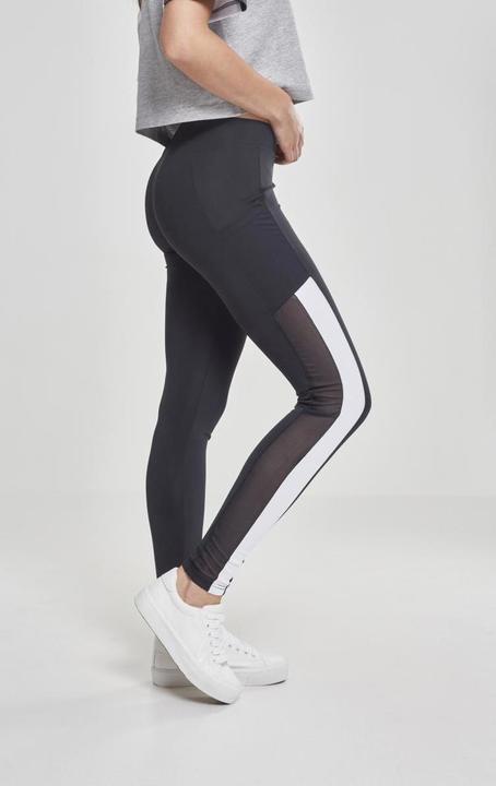 Produktbild Urban Classics Ladies Tech Mesh Striped Pocket Leggings (M)