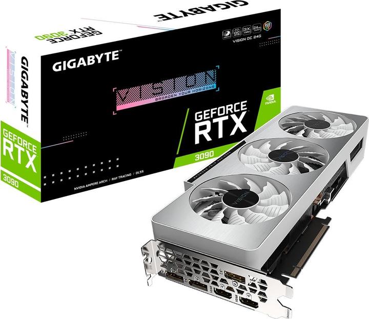 Image du produit Gigabyte GeForce RTX 3090 Vision OC 24G (24 Go)