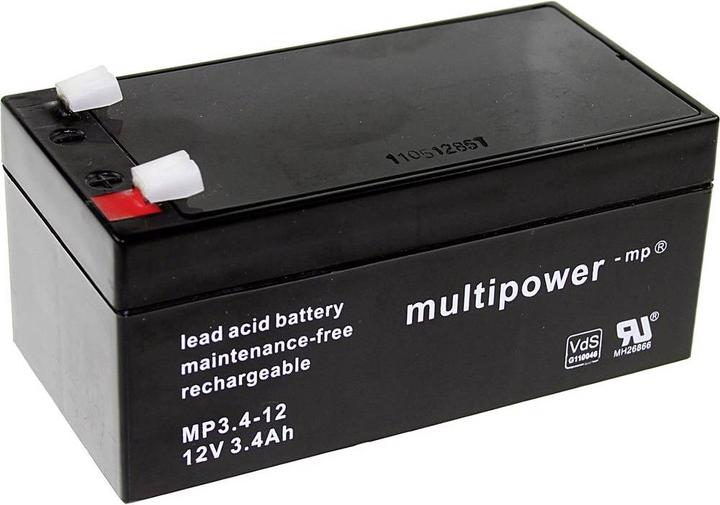 Produktbild Multipower BleiAkku (12 V, 3400 mAh)