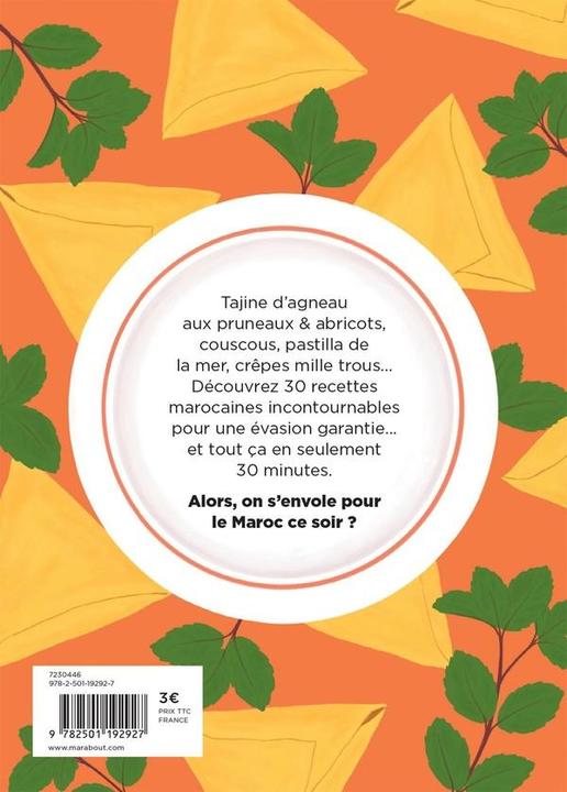 Actual product image Un dîner au Maroc : prêt en 30 minutes (French, Aissaoui Yasmine, 2025)