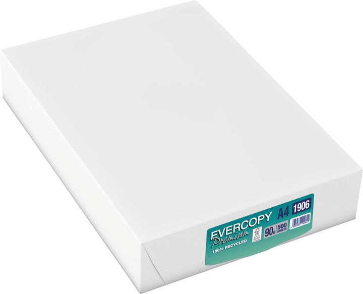 Produktbild Clairefontaine Universalpapier Evercopy Premium Recycling, weiss (90 g/m², 500 x, A4)