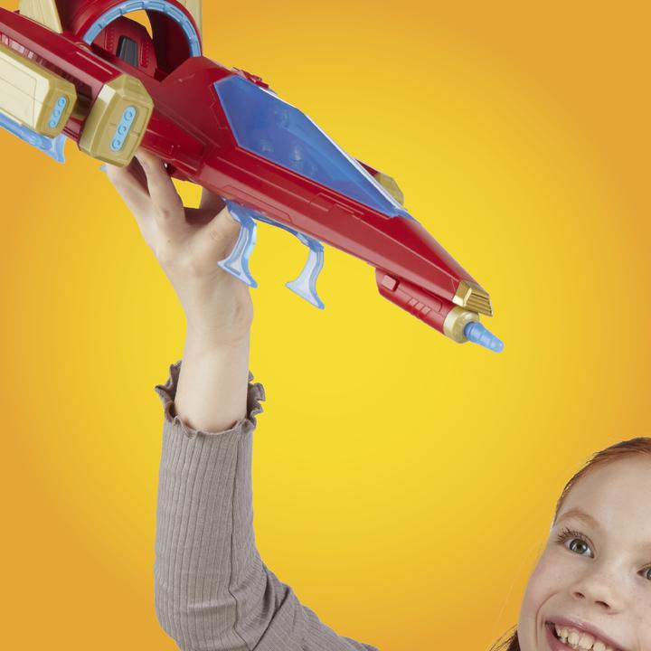 Actual product image Hasbro Marvel Avengers Epic Hero Series Iron Man Repulsor Blast Battle Jet, 4-Inch (10 cm) Vehicle & Action
