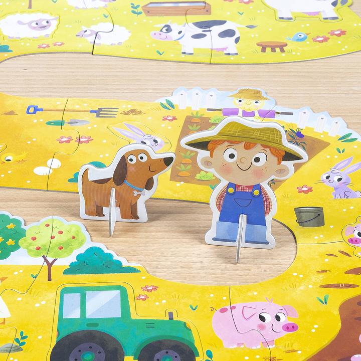 Image du produit Jumbo Goula 53176 - Puzzle XXL, ferme, 18 pièces (18 pièces)