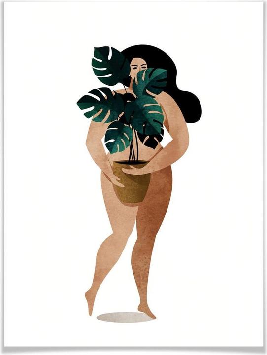 Produktbild Trenddeko Die nackte Frau (30 x 40 cm)