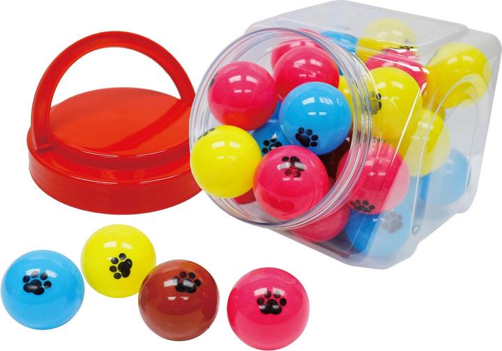 Produktbild No Name Plastik-Ball mit Rassel & Pfotenlogo (Ballspielzeug Katze)