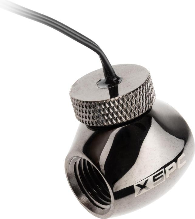 XSPC G1/4" inline 10k sensor - black chrome