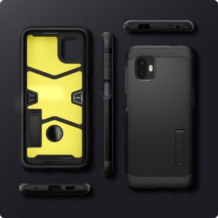 Actual product image Spigen TOUGH ARMOR GALAXY XCOVER 6 PRO Black (Samsung Galaxy XCover 6 Pro)