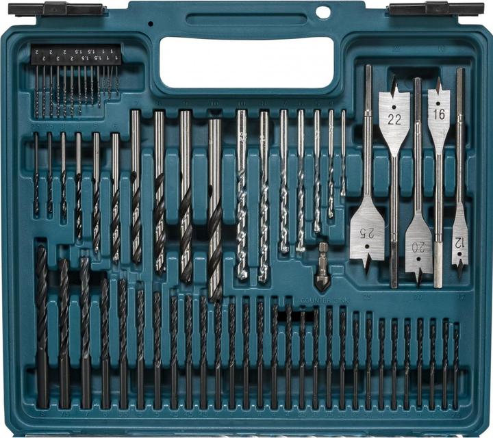 Immagine prodotto Makita Set di punte da trapano 256 pezzi (4 - 7,5 mm)
