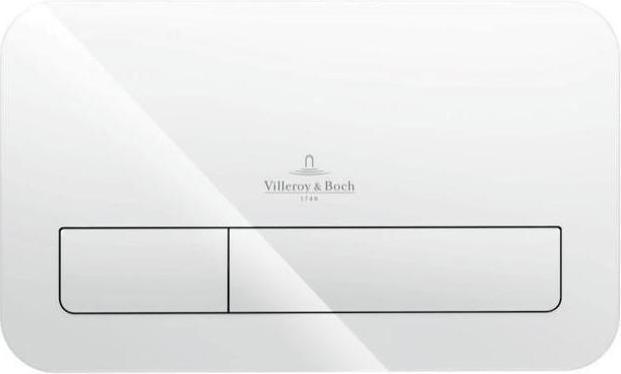 Produktbild Villeroy & Boch V&B Betätigungsplatte ViConnect M200 269x161x13mm Glass, Glossy White