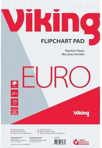 Actual product image Office Depot Flipchart paper pads Blank White (65 x 98 cm)