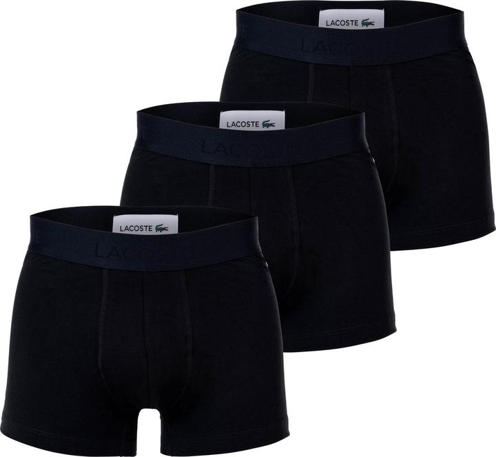 Lacoste Boxer Court Sous-Vetement (L, 3er Pack)