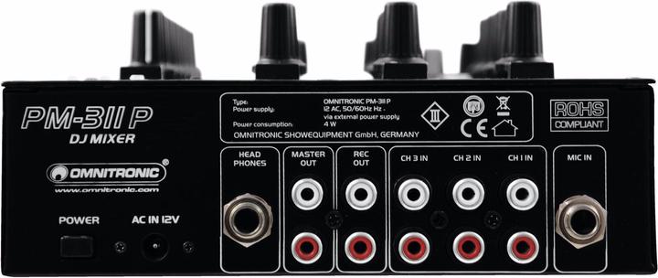 Image du produit Omnitronic PM-311P (Contrôleur DJ)