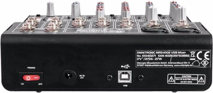 Produktbild Omnitronic MRS-1002USB (Studio- und Livemixer)