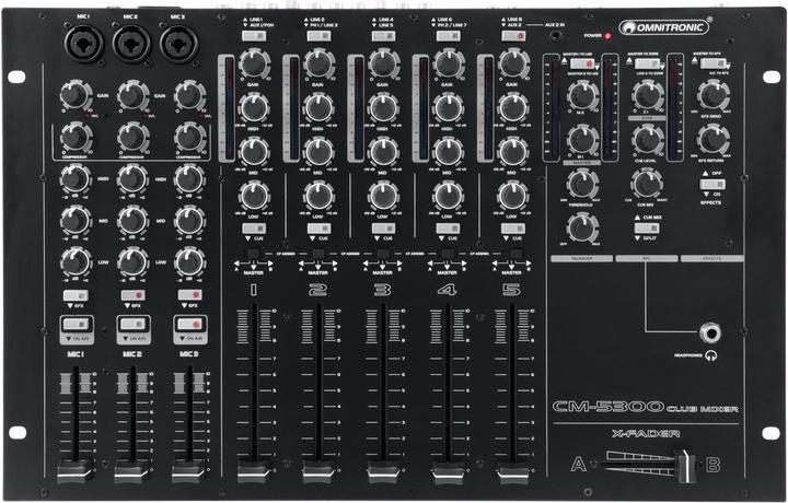 Actual product image Omnitronic CM-5300 (Studio- and Livemixer)