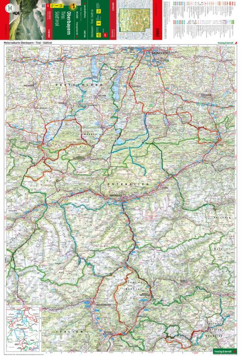 Actual product image Upper Bavaria - Tyrol - South Tyrol, Motorbike