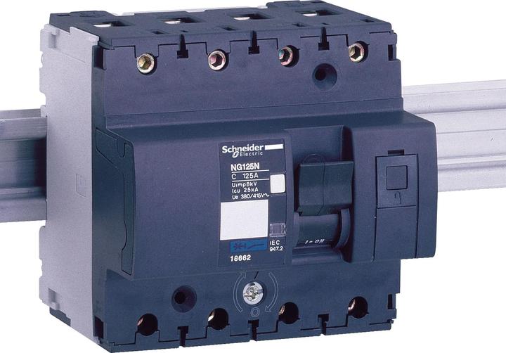 Produktbild Schneider Electric Leistungsschalter NG125L, 4P, 25A, C 18813