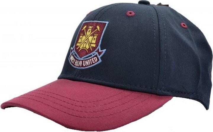 West Ham United FC Wappen Kontrast Baseballkappe (One Size)