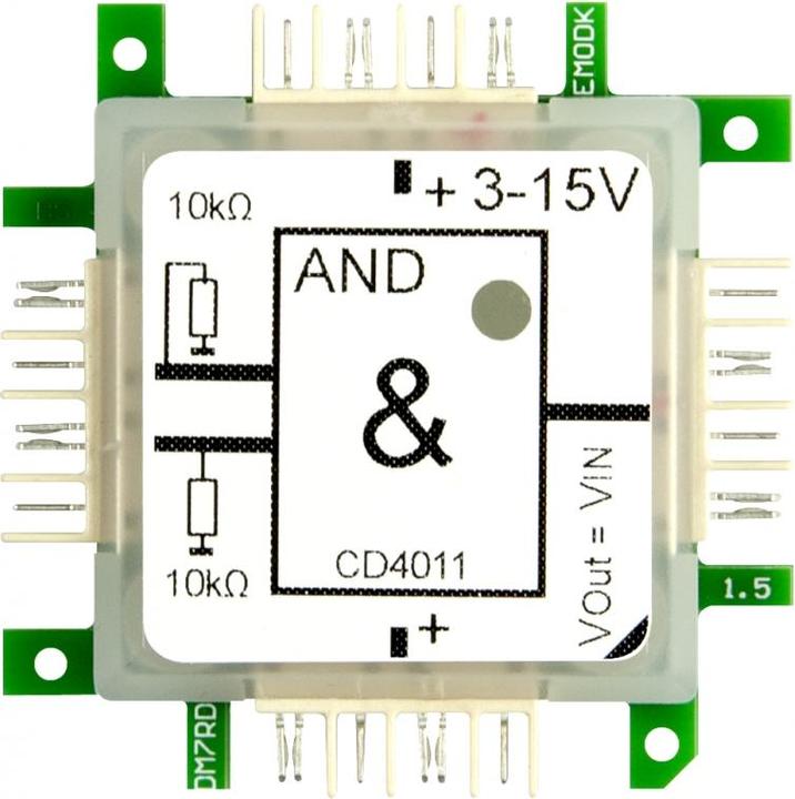 Actual product image Brick`r Brick'r Logic AND CD4011 (Electronics kit)