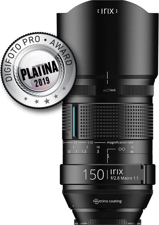 Actual product image Irix 150mm / 2.8 Macro Dragonfly Pentax (Pentax K, full size)