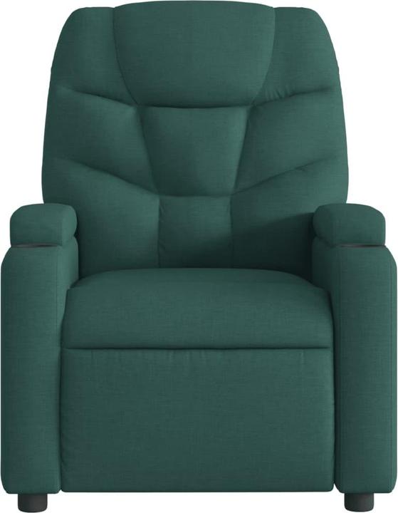 Image du produit VidaXL Fauteuil de massage vert foncé Tissu,Couleur : vert foncé,Matériaux