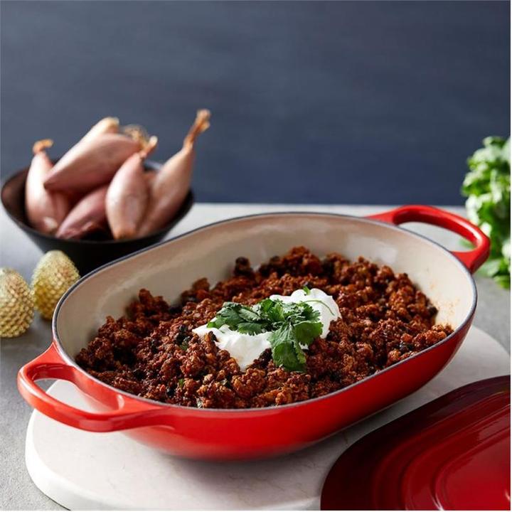 Produktbild Le Creuset Oblong Signature (31 cm, Bräter + Schmortopf, Gusseisen)