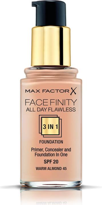 Actual product image Max Factor PODKŁAD FACE FINITY 3-IN-1 45 (Warm Almond)