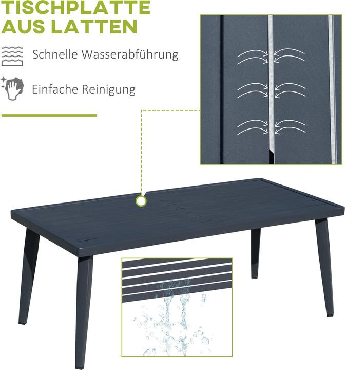 Actual product image Outsunny Garden furniture set with table