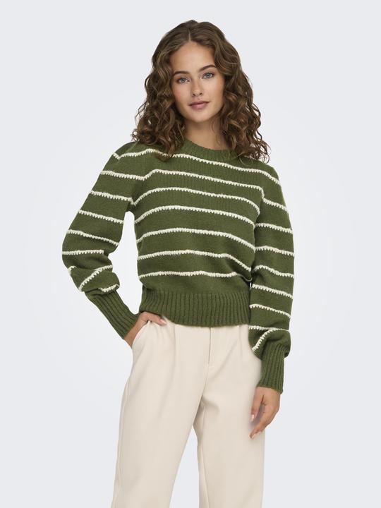 Produktbild JdY Normal geschnitten Hoch geschlossen Lange Bündchen Puffärmel Pullover Strickpullover (XXL)