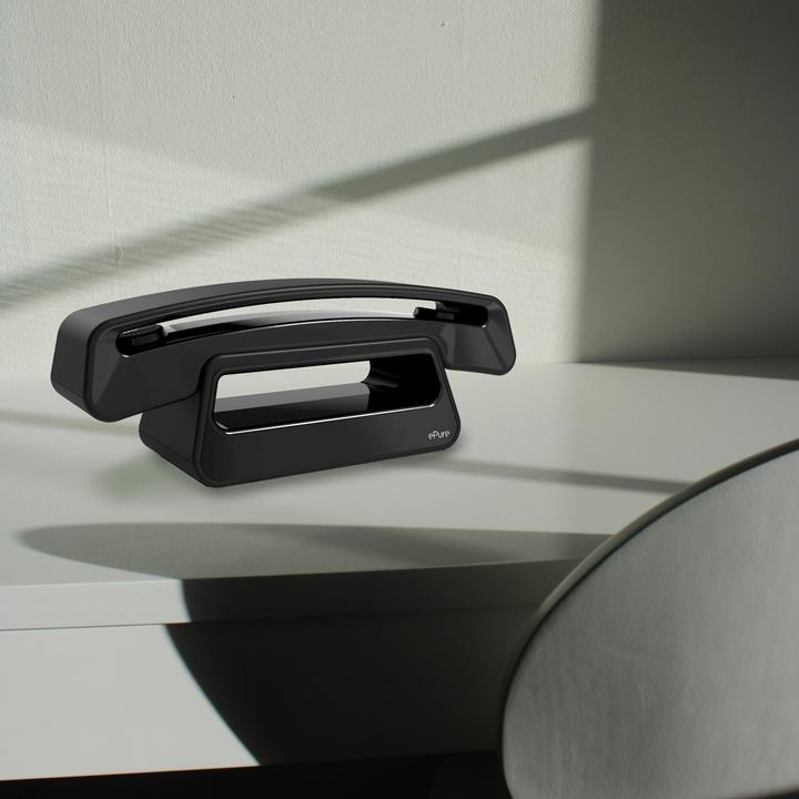 Actual product image Alcatel Epure Iconic black - Easy-to-use cordless DECT design phone, with handsfree function