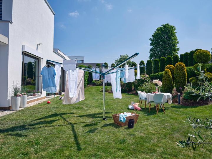 Image du produit Leifheit Séchoir parapluie Linomatic 600 Deluxe Cover (60 m)