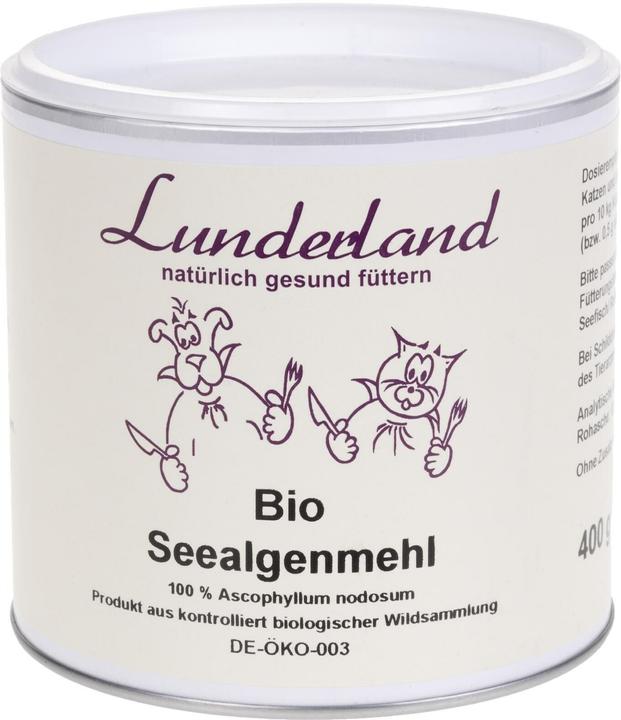 Actual product image Lunderland Dog food supplement organic seaweed meal, 400 g (Adult, 1 pcs., 400 g)