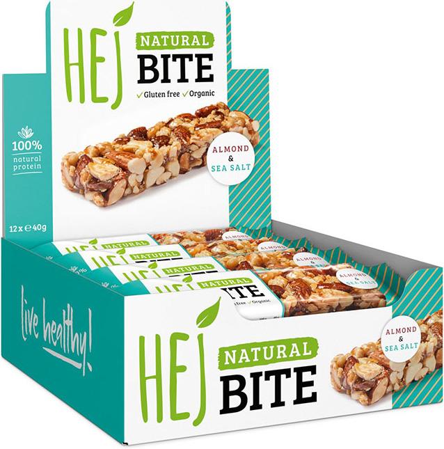 Immagine prodotto HEJ Nutrition Morso naturale (12 x 40g) (Noci tostate, 1 pz., 480 g)