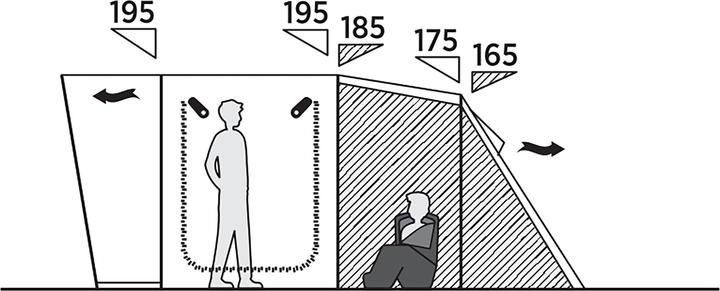 Actual product image Easy Camp Familien-Tunnelzelt Skarvan 5 (grau, Modell 2025) (Tunnel tent, 16.20 kg, 5 persons)