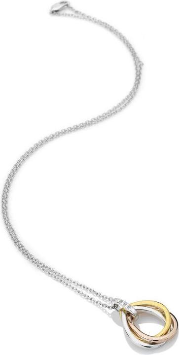 Image du produit Hot Diamonds Collier Trio Goutte Tricolore (Argent 925, 45 - 55 cm)