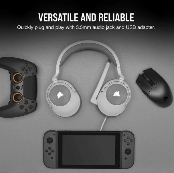 Actual product image Corsair HS55 Surround White (Cable)