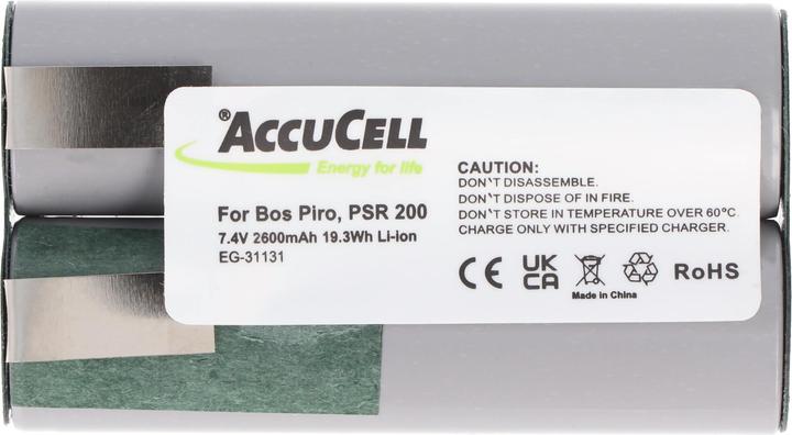 Image du produit AccuCell Akku Bosch Piro, PSR 200 (7.4 V)