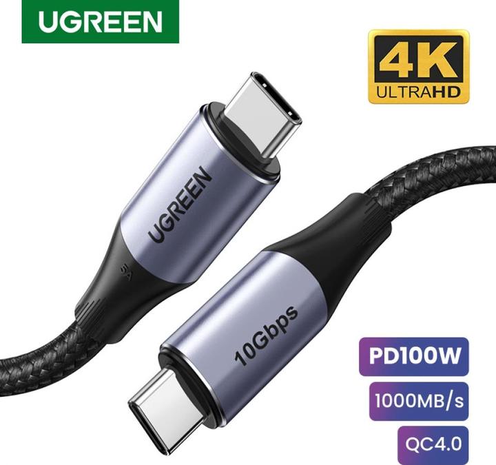 Actual product image Ugreen USB C – USB C (1 m, USB 3.2 Gen 2)